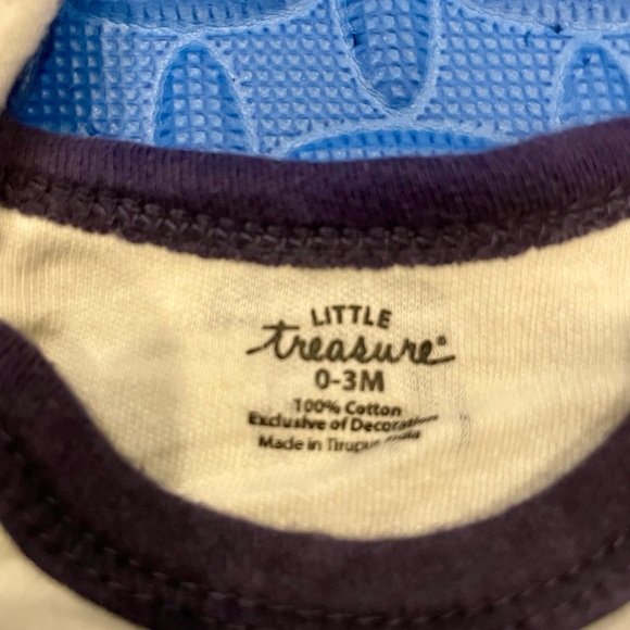 Moose Print Kids Matching Set - Gray and Navy - Picture 2 of 2